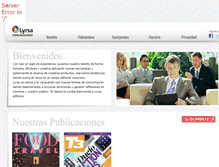 Tablet Screenshot of lyrsa.com.mx